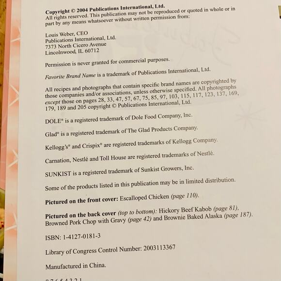 Favorite Brand Name Fabulous 50s Recipes Collection Classic Recipes 2004 - Picture 4 of 8